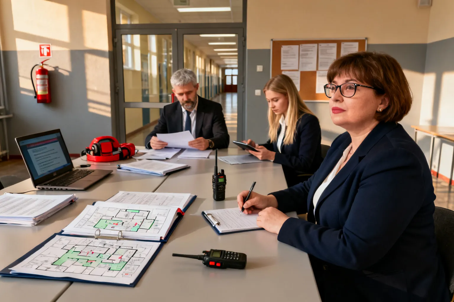 Sztab kryzysowy Opoczno — spotkanie ws. bezpieczeństwa w szkołach