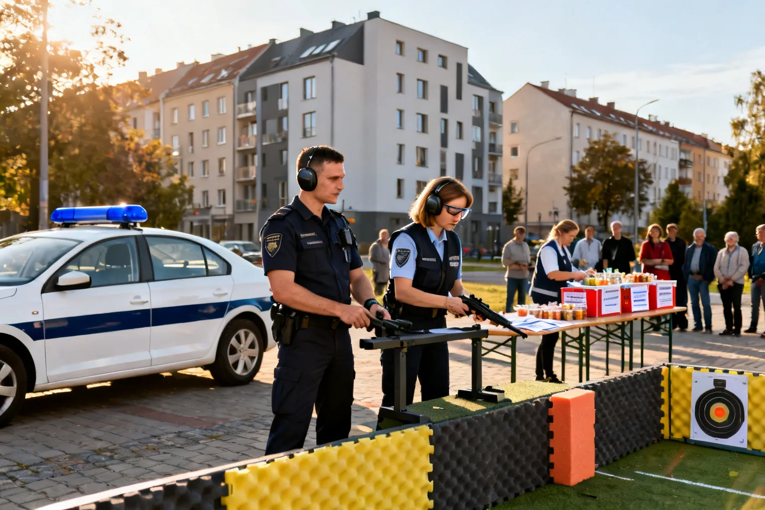 Policjanci z Opoczna w charytatywnym turnieju strzeleckim