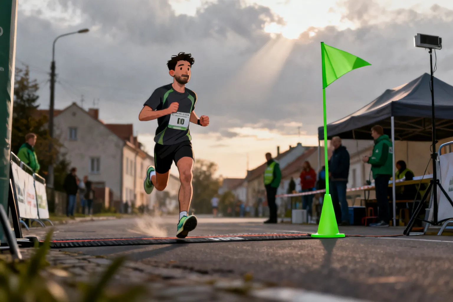 Robert Szulc — bieg 10 km Pabianice: 5. miejsce i zielony punkt za technikę
