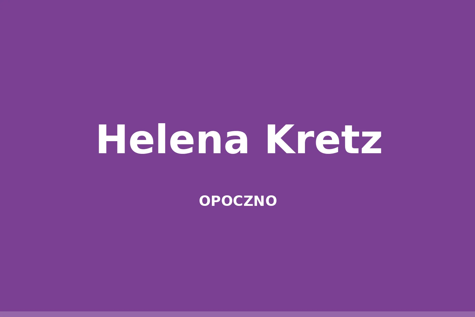 Helena Kretz
