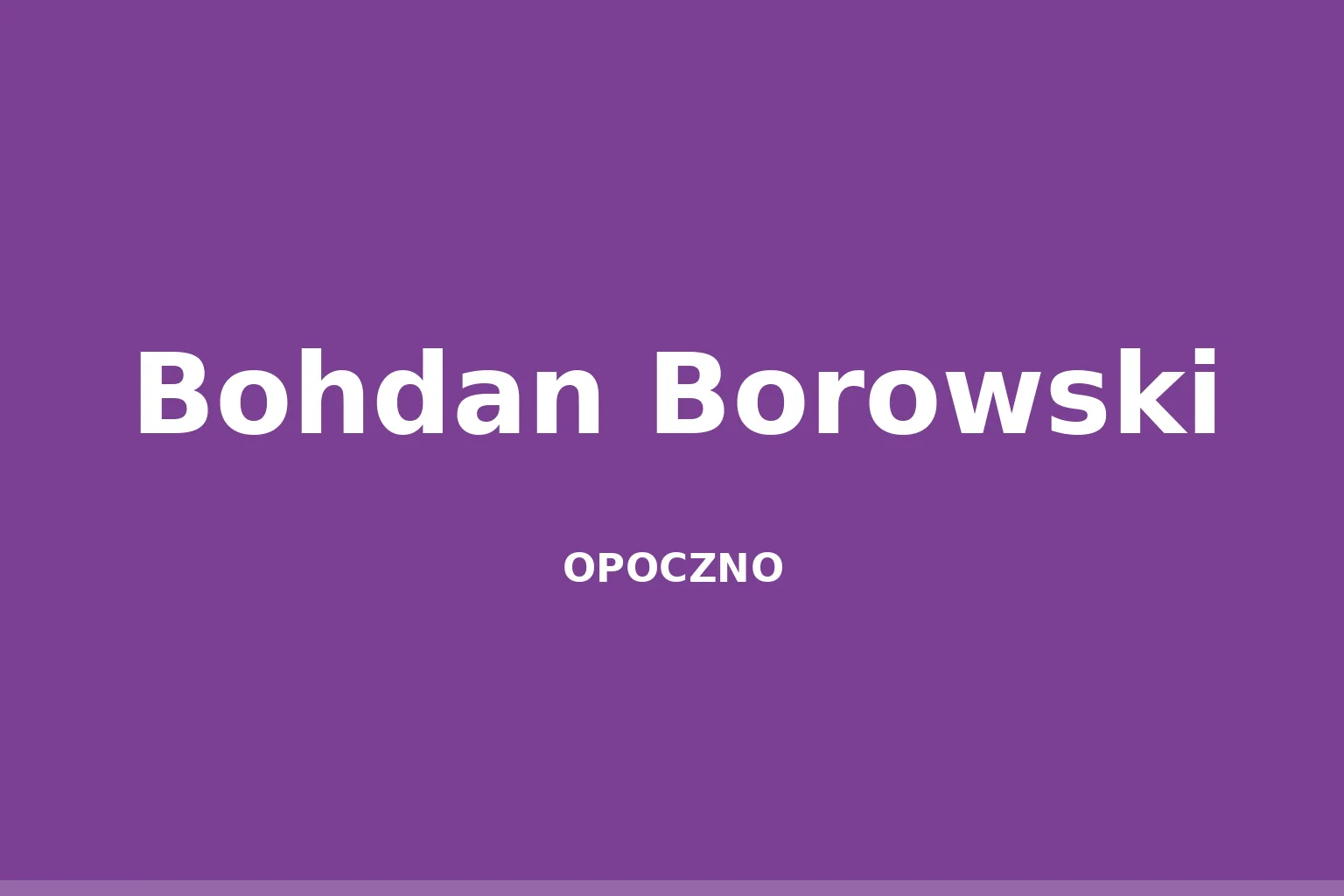 Bohdan Borowski