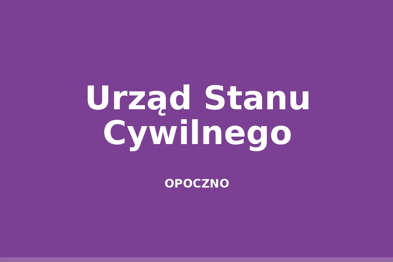 Urząd Stanu Cywilnego