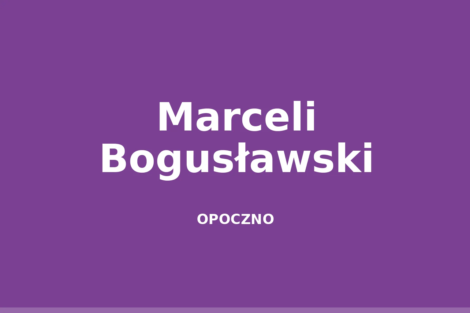 Marceli Bogusławski