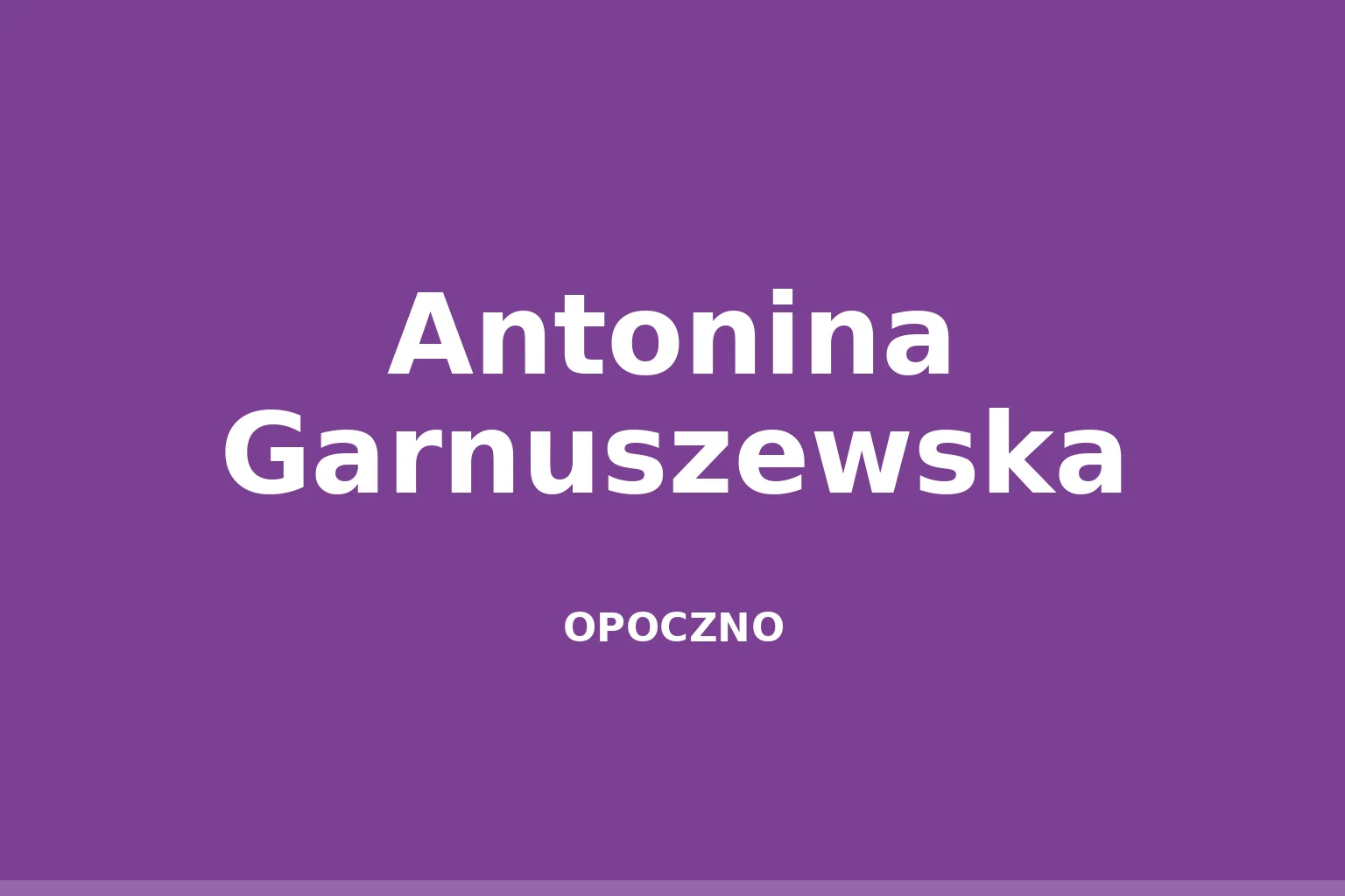 Antonina Garnuszewska