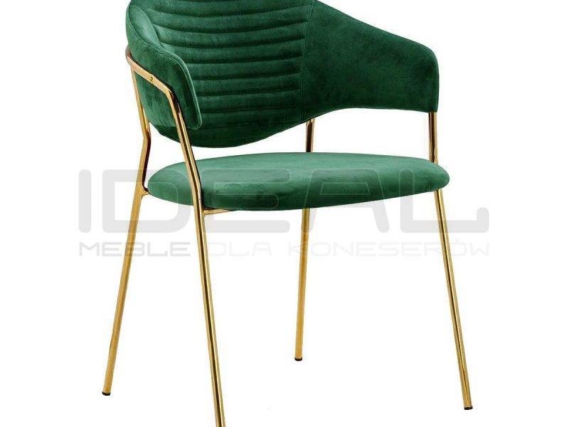 Krzesło Glamour NAOMI złote